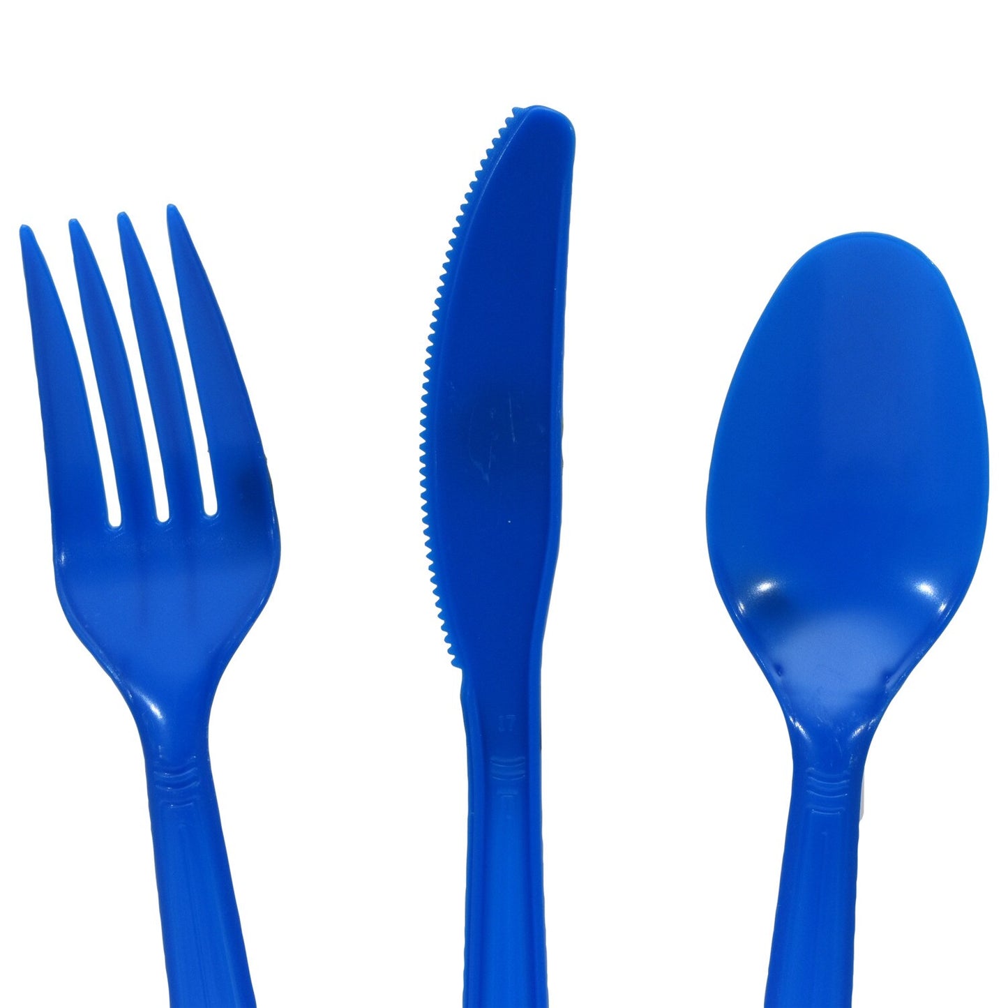 Blue Plastic Utensils, 48 ct. Bags (Pack of 24)