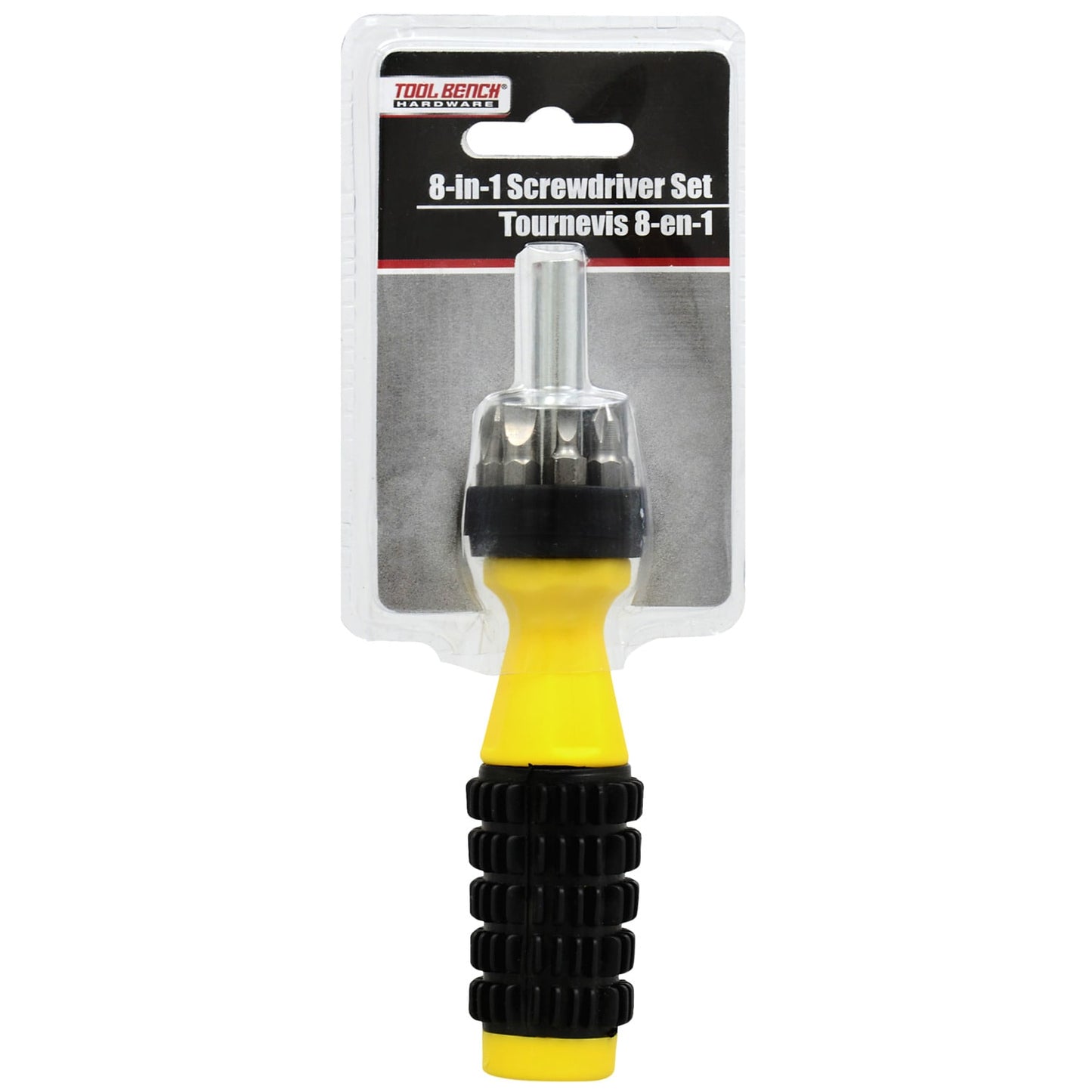 Tool Bench Hardware 8-In-1 Screwdriver Sets, 8-pc. Sets (Pack of 48)
