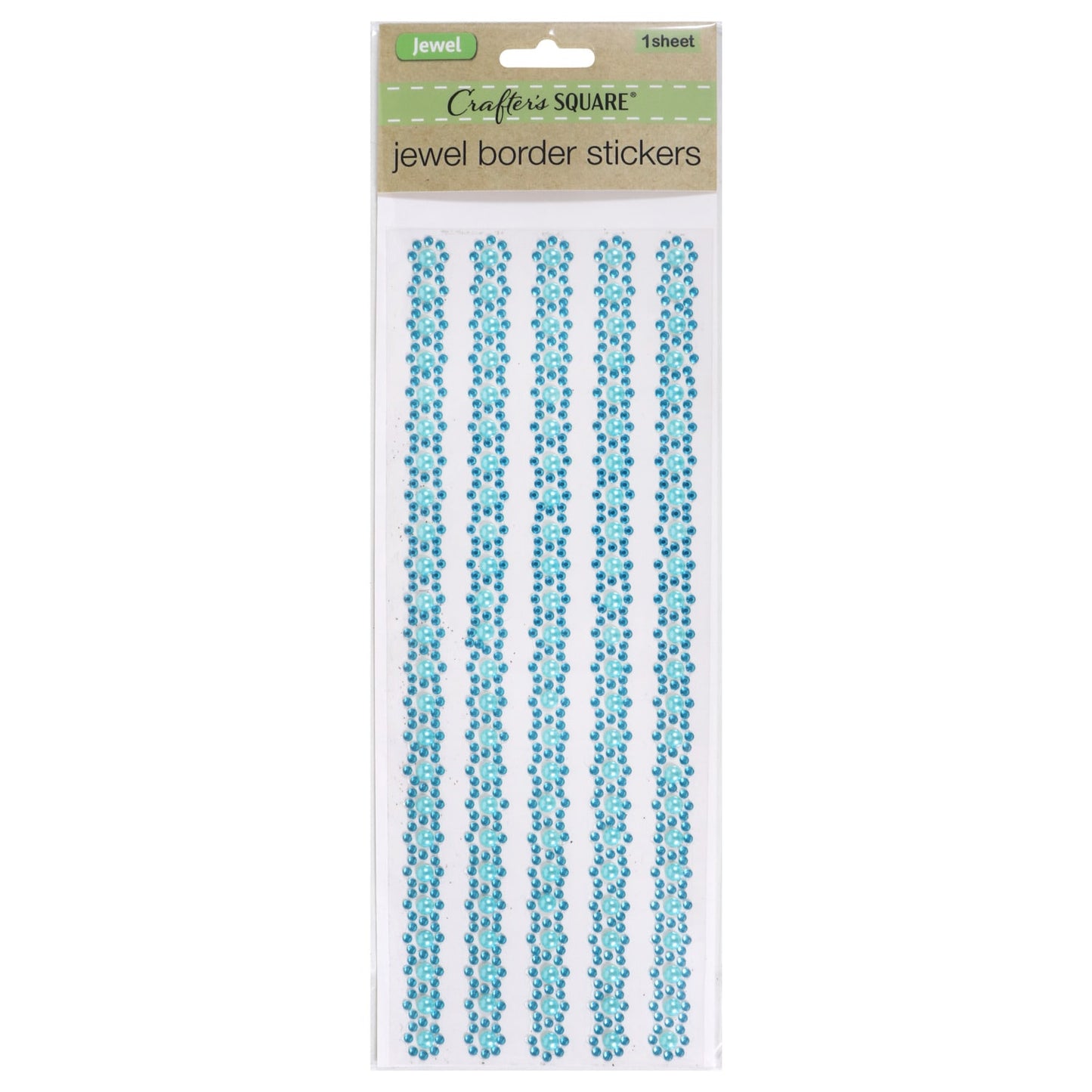 Crafter's Square Jewel Border Stickers, 12.75x4.25 in. (Pack of 36)