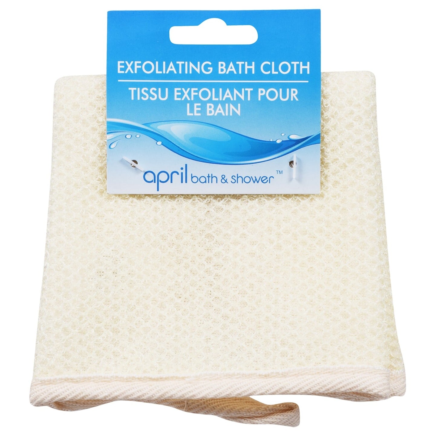 April Bath & Shower Exfoliating Bath Cloths, 9.75x9.75 in. (Pack of 36)