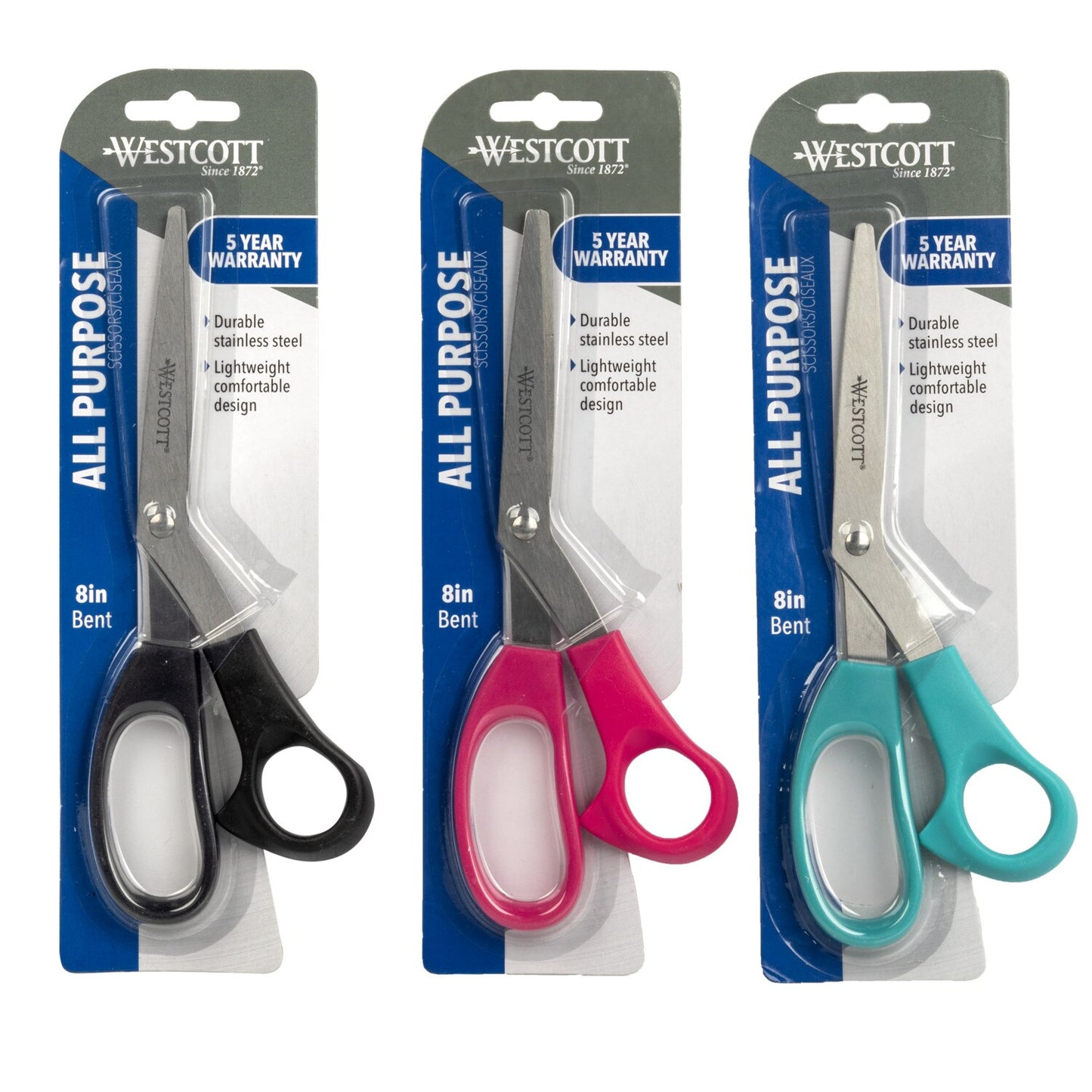 Westcott All-Purpose Scissors, 8 in. (Pack of 48)