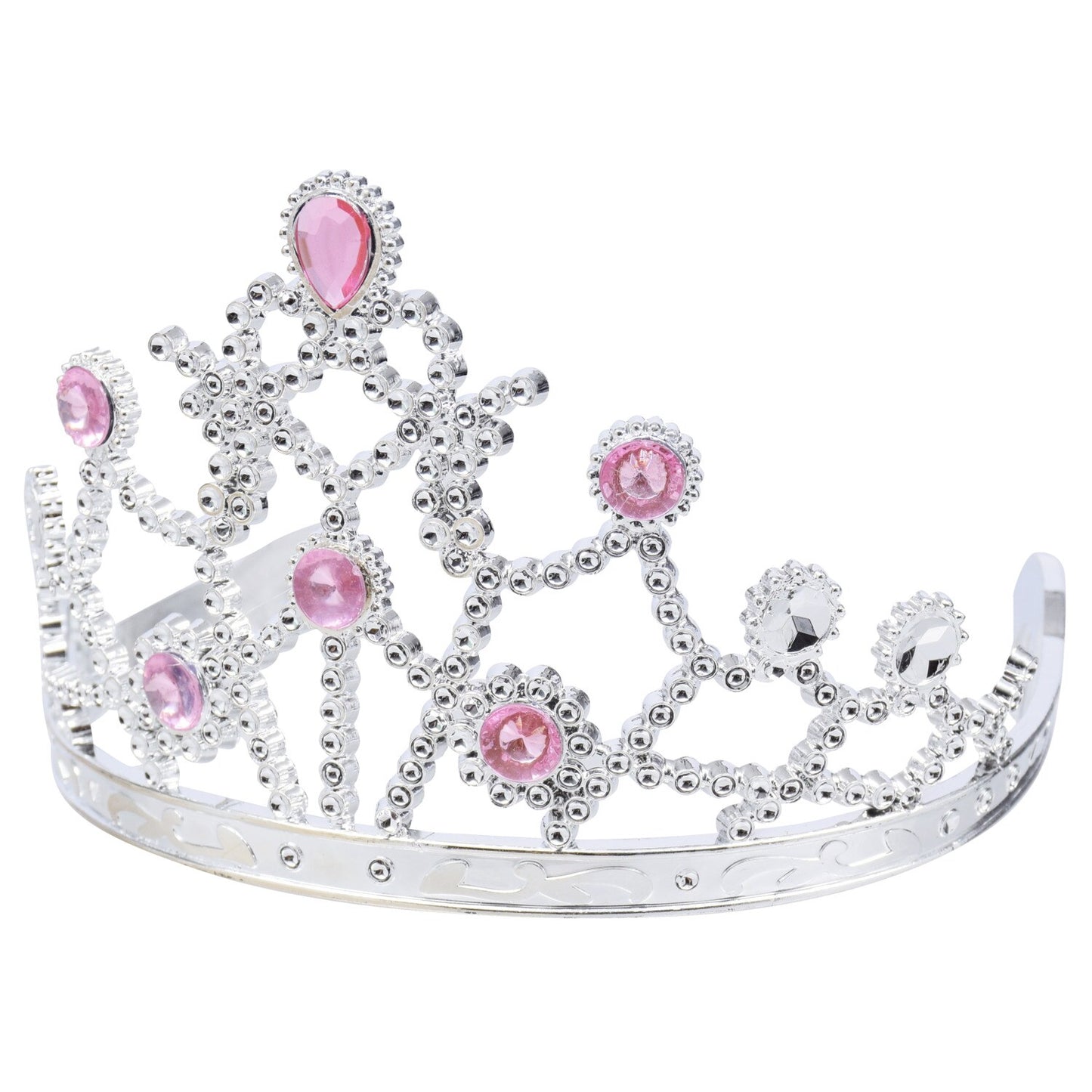 Just Pretending Dress-Up Plastic Princess Tiaras (Pack of 24)