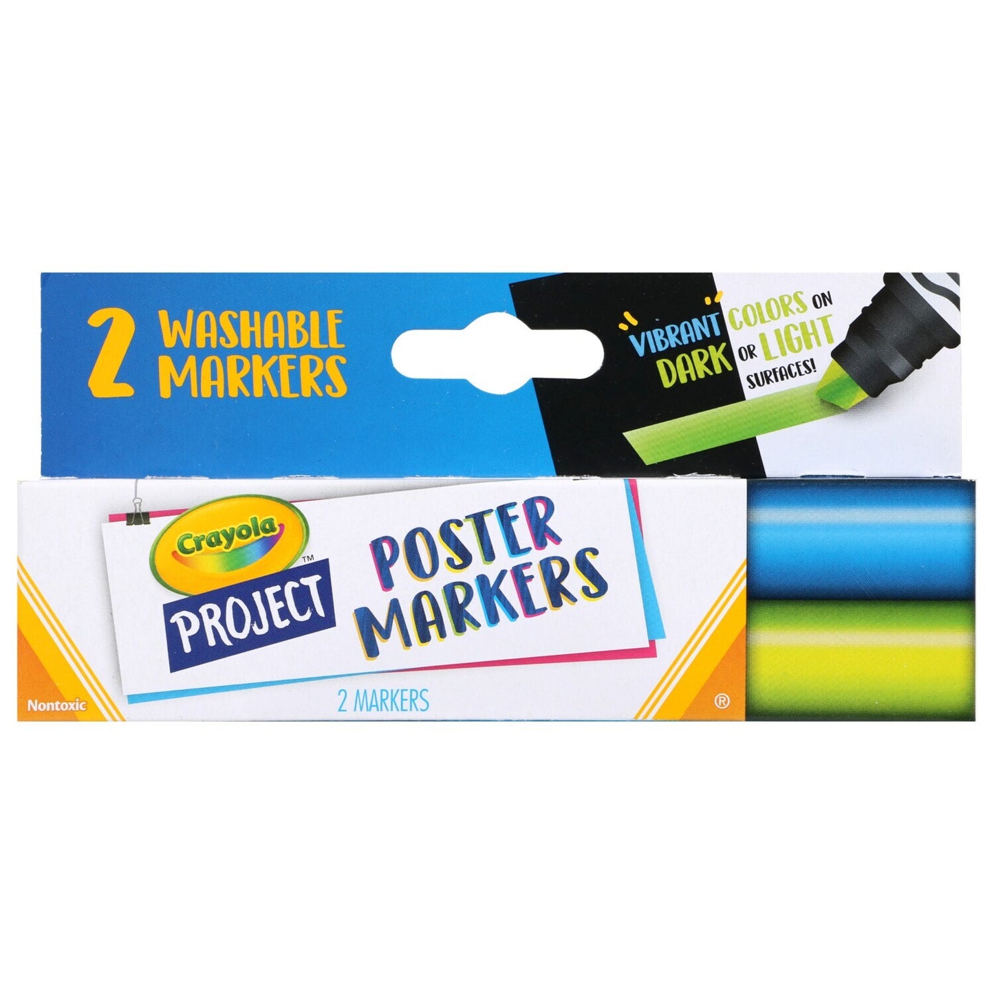 Crayola Project Poster Markers, 2-ct. Boxes (Pack of 24)