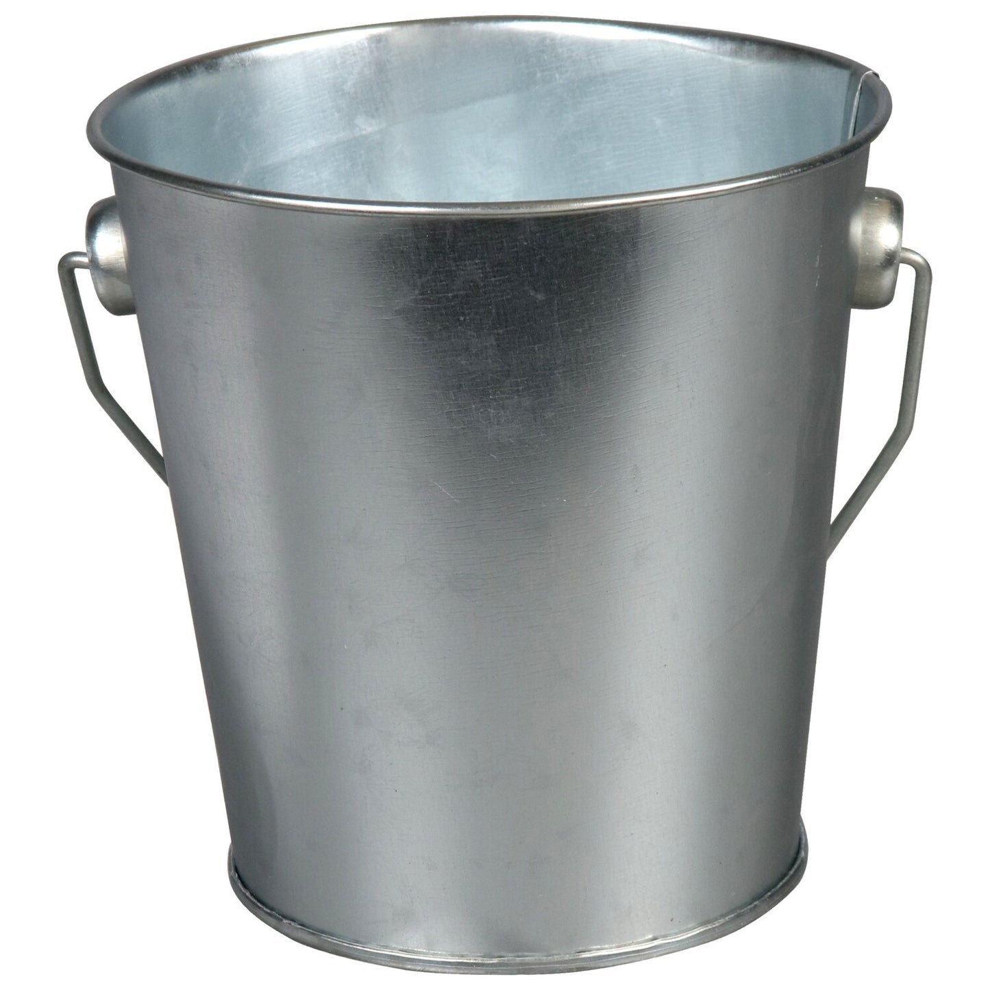 Galvanized Silver Pails, 4.5x4.125-in. (Pack of 36)
