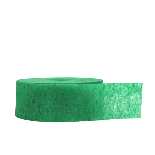 Green Crepe Paper Streamer, 175-ft. x 1.75-in. (Pack of 24)