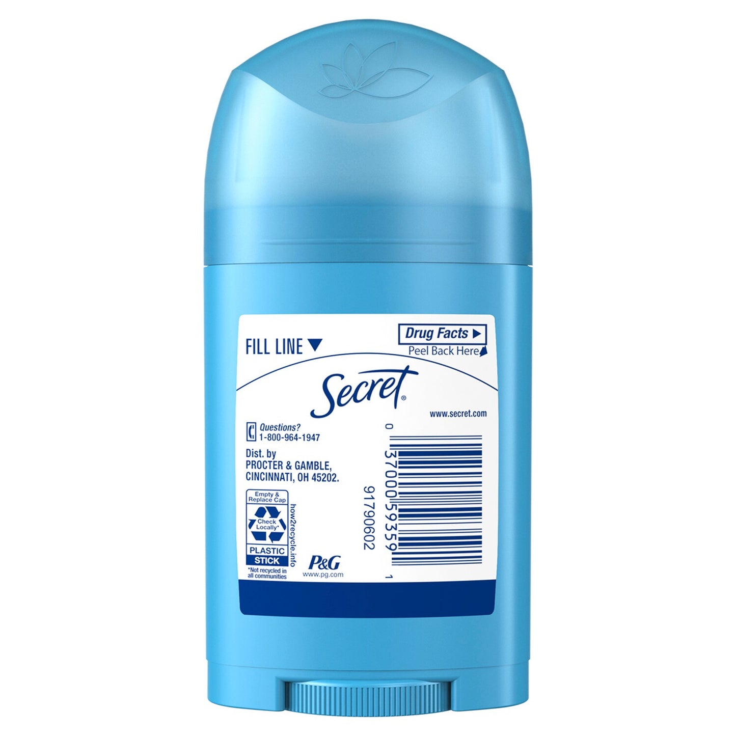 Secret Shower Fresh Antiperspirant, 1.5 oz. (Pack of 4)