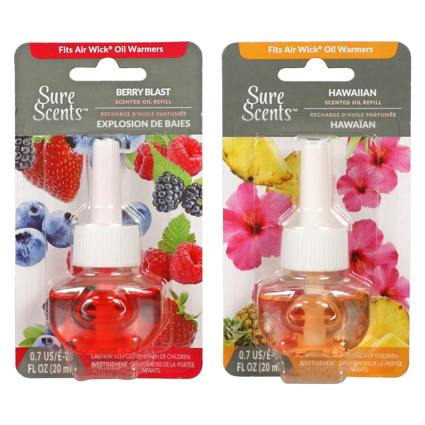Sure Scents Scented Oil Refills, .5-oz. (Pack of 24)