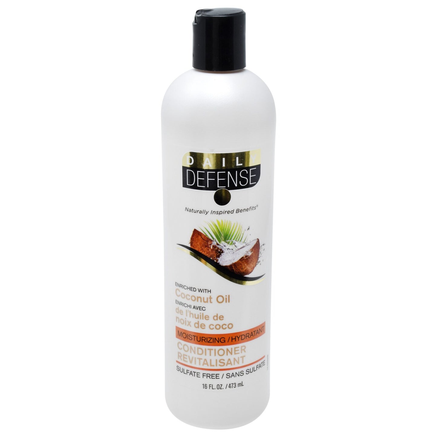 Daily Defense Coconut Oil Conditioner, 16-oz. (Pack of 12)
