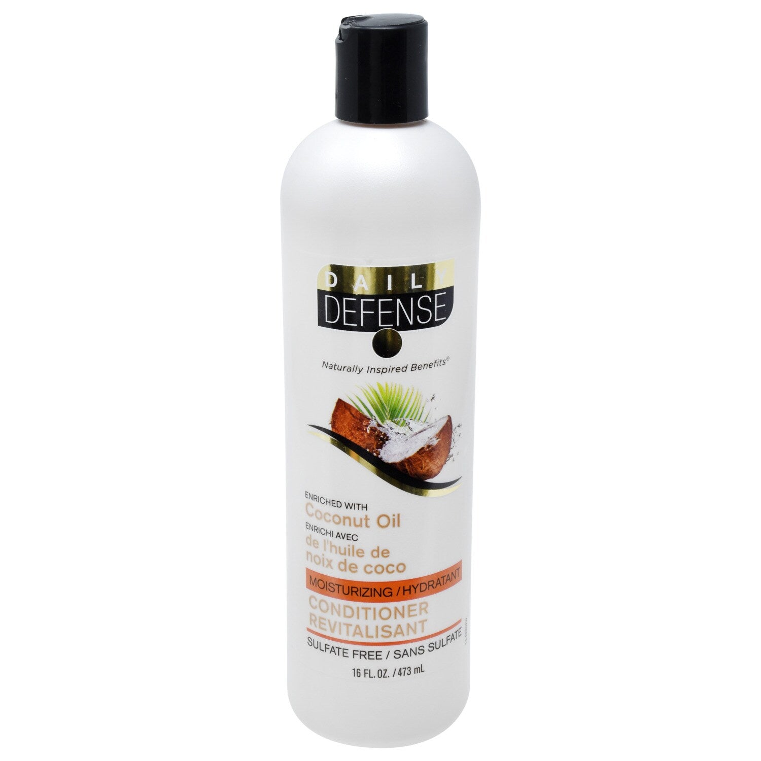 Daily Defense Coconut Oil Conditioner, 16-oz. (Pack of 12)