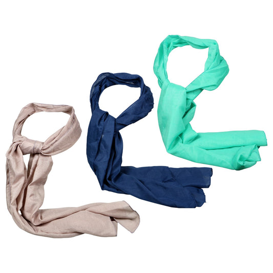 Juncture Solid Color Fashion Scarves, 63x13.75-in. (Pack of 24)