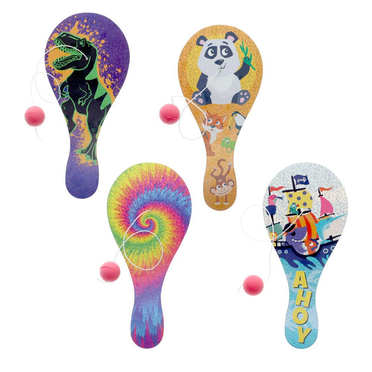 Futuristic Paddle Ball Sets, 9.75x4.5 in. (Pack of 36)
