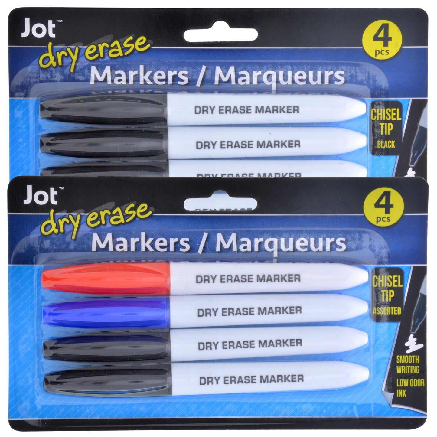 Jot Dry-Erase Markers, 4-ct. Packs (Pack of 24)