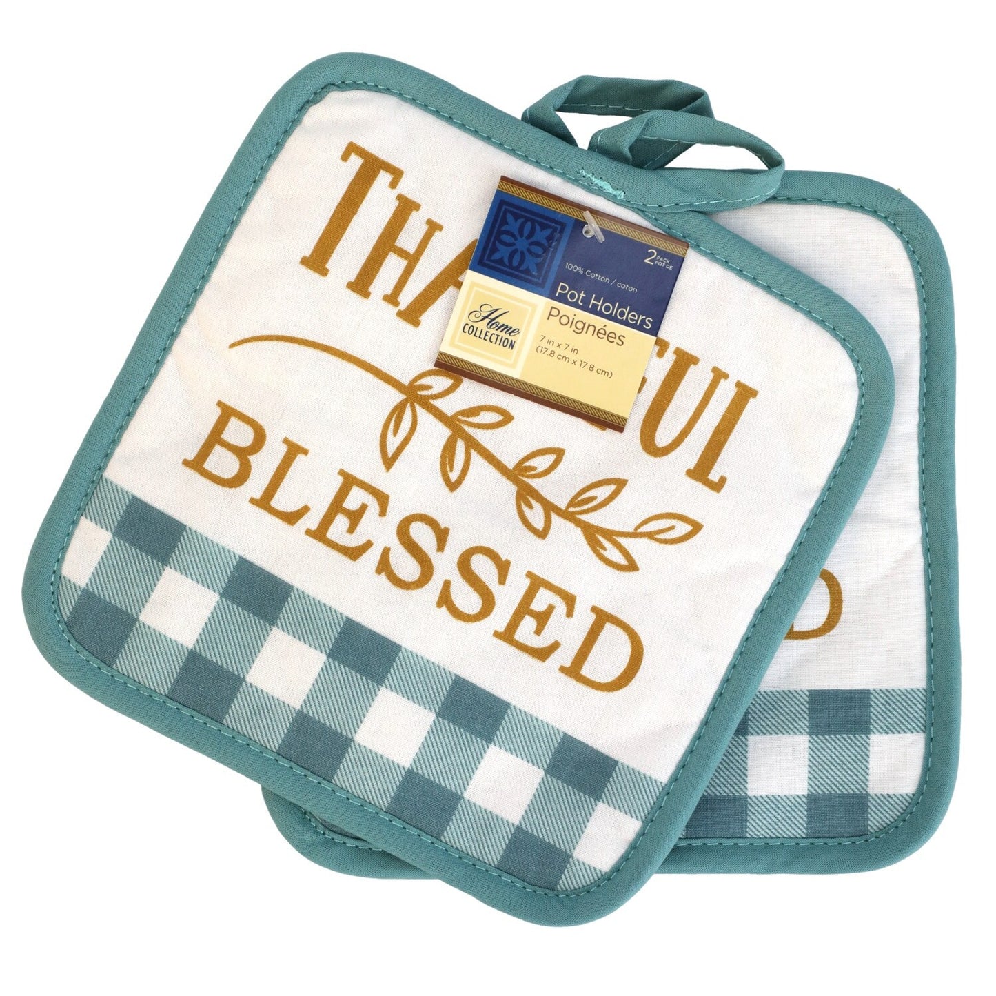 Home Collection Sentiments Pot Holders, 2-ct. Packs (Pack of 12)