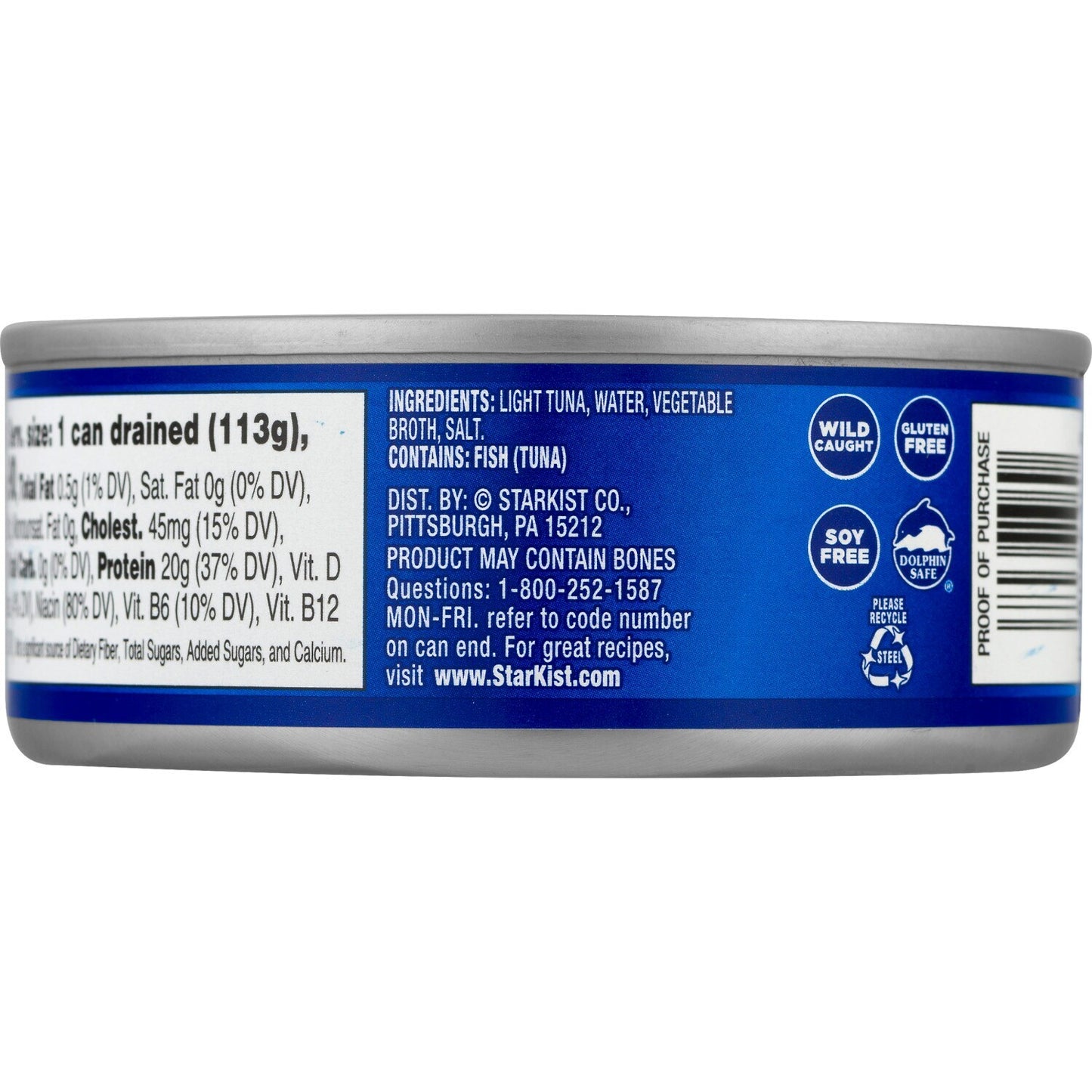 StarKist Chunk Light Tuna in Water, 5 oz. Cans (Pack of 48)