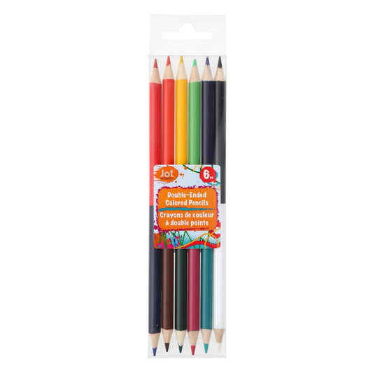 Jot Double-Ended Colored Pencils, 6-ct. Packs (12 Colors) (Pack of 36)