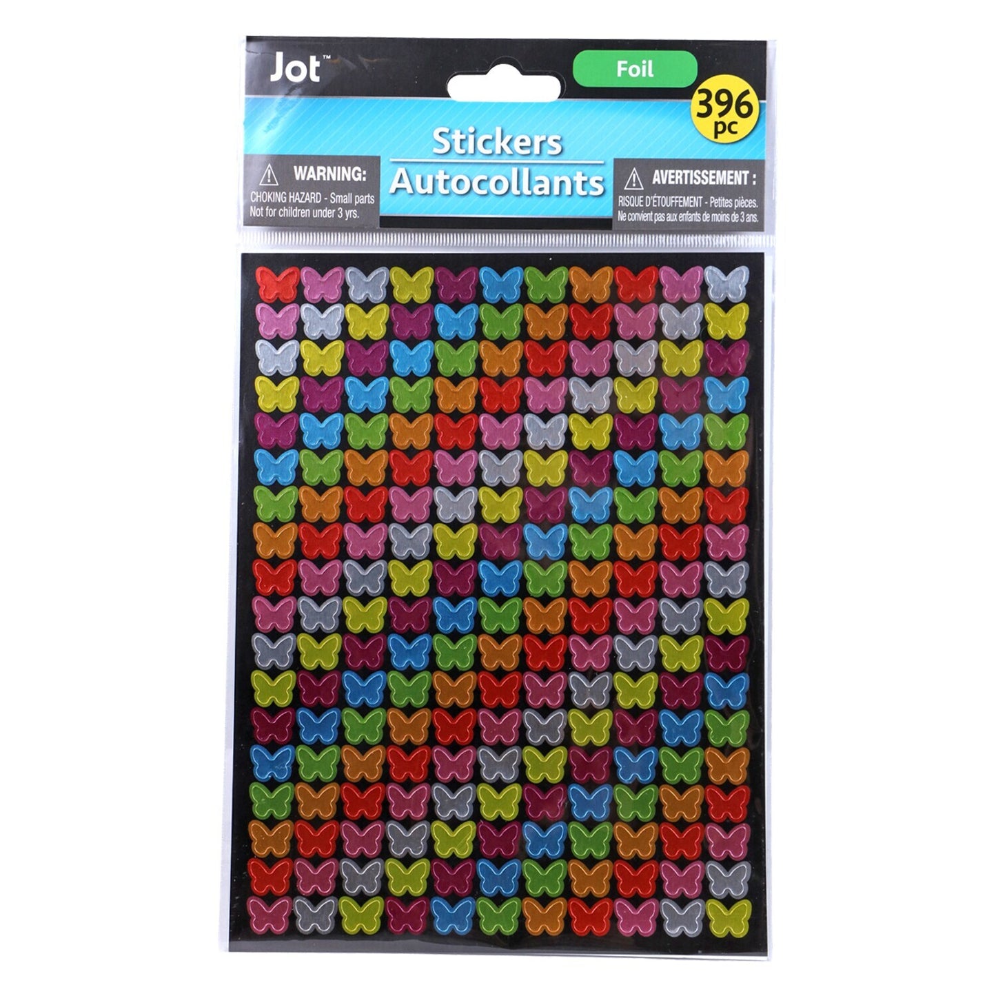 Jot Icon Foil Stickers, 352-ct. & 396-ct. Packs (Pack of 36)