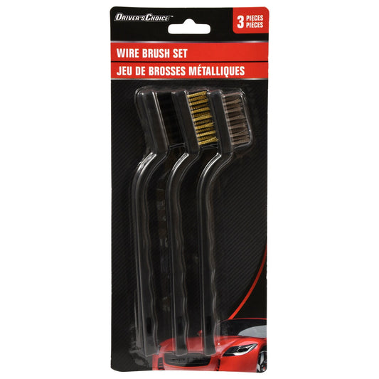 Driver's Choice Detail Wire Brushes, 3-ct. Sets (Pack of 36)