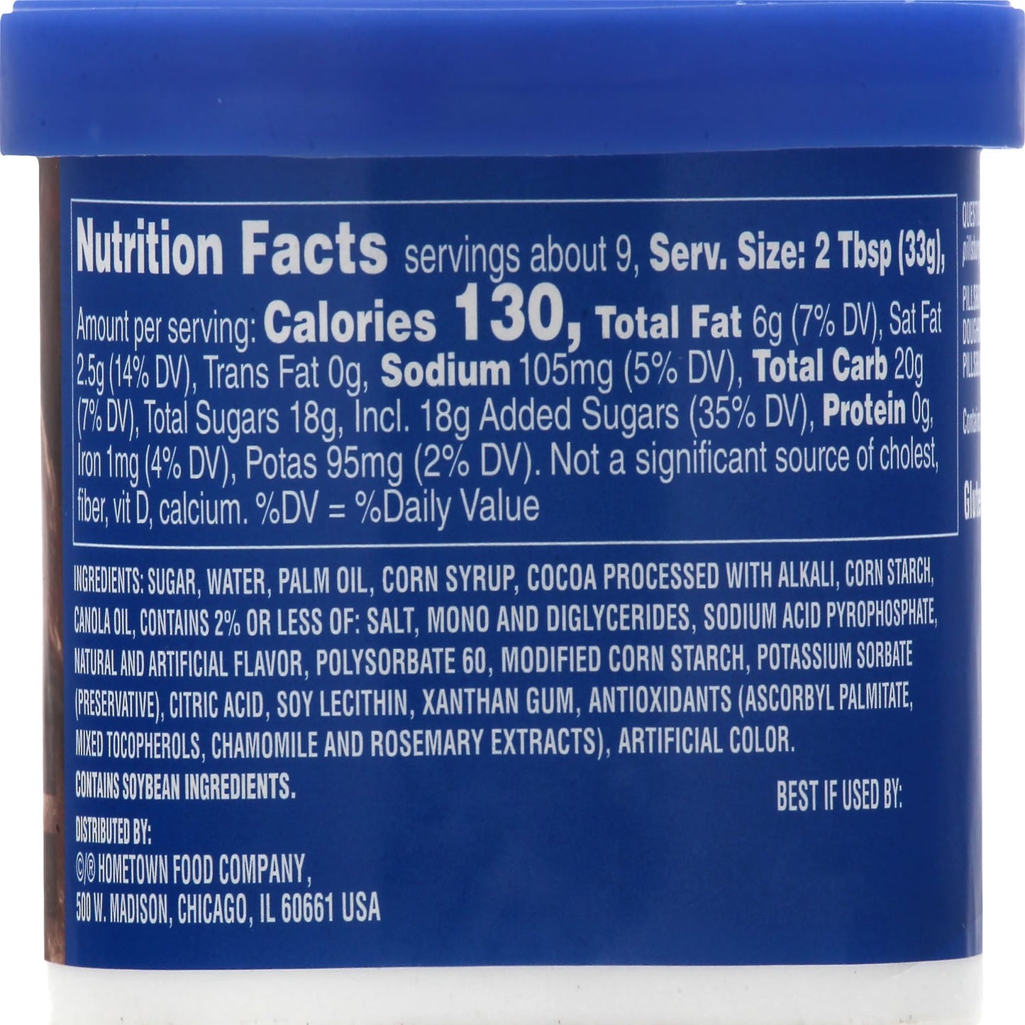 Pillsbury Chocolate Fudge Frosting, 10 oz. Containers (Pack of 8)