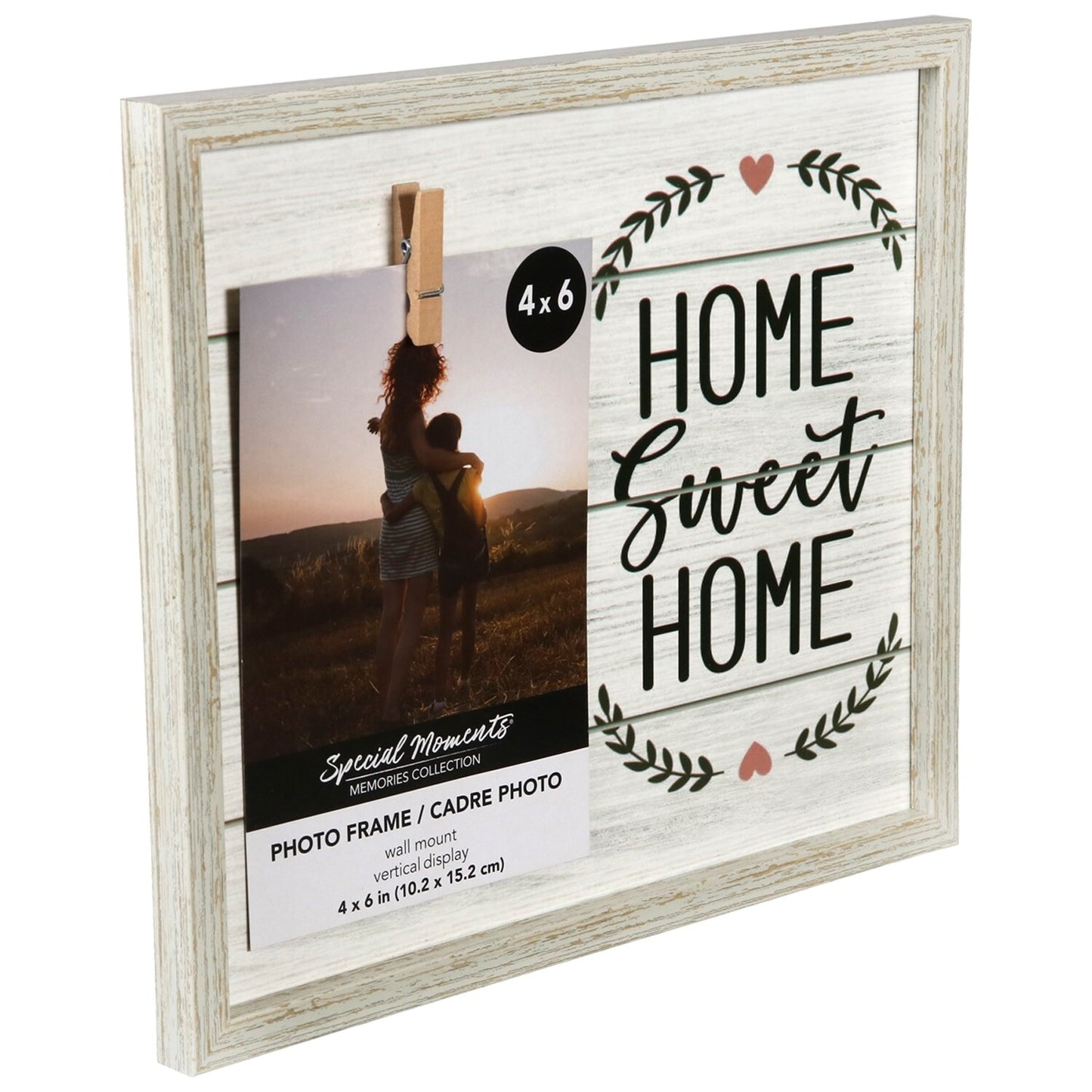 Special White Farmhouse Clip Picture Frames, 4x6 in. (Pack of 12)
