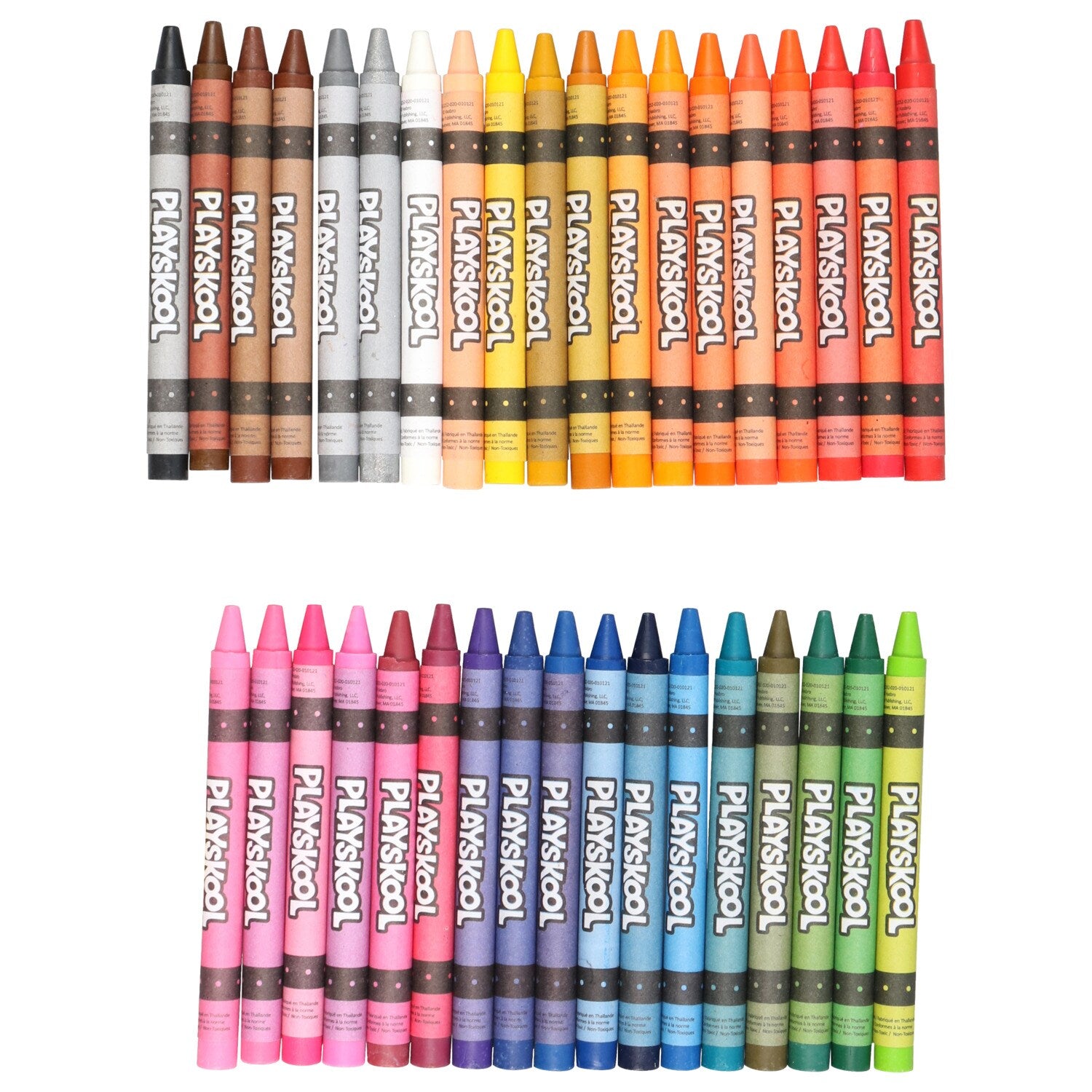 Playskool Premium Quality Washable Crayons, 36-ct. Boxes (Pack of 24)