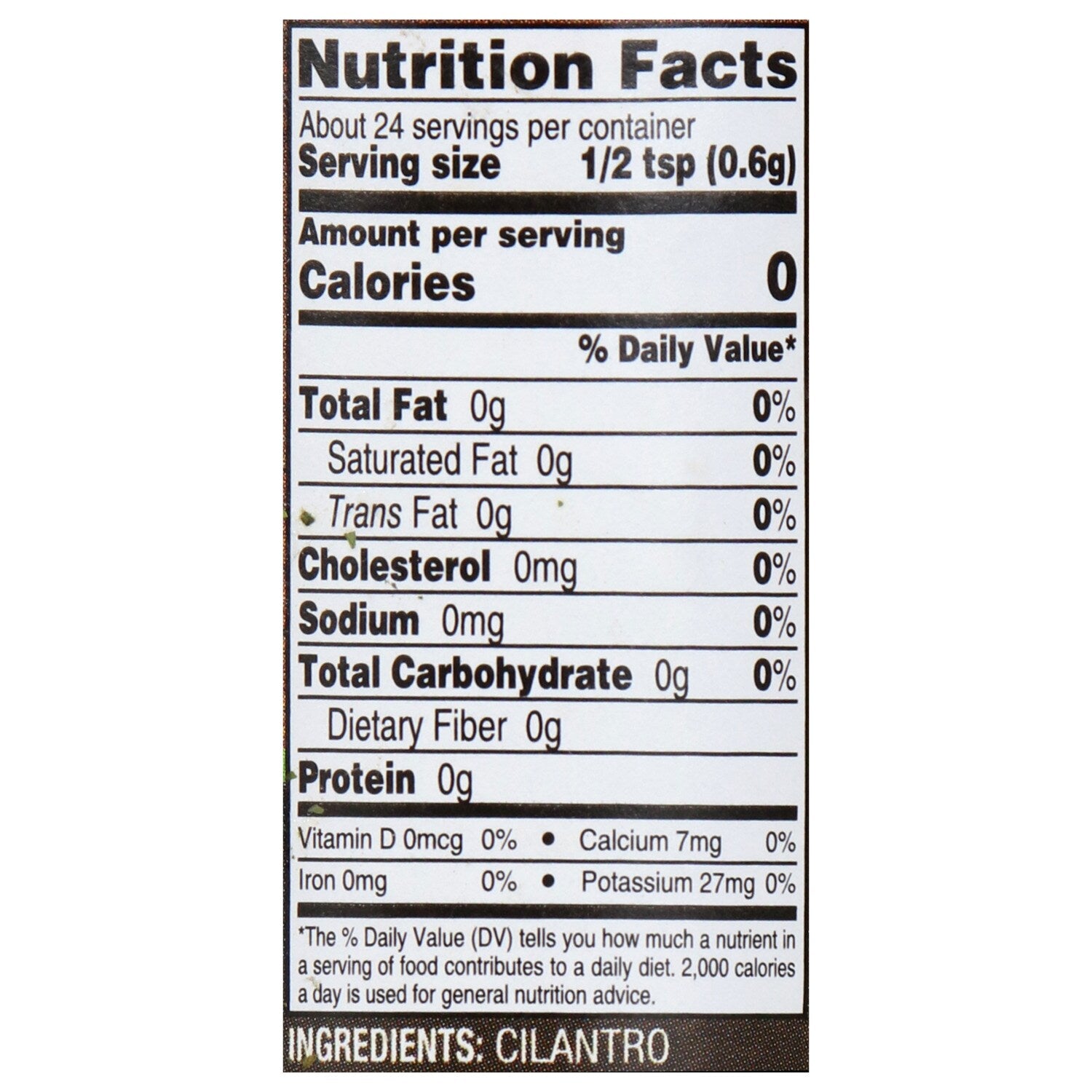 Supreme Tradition Cilantro Leaves, 0.5-oz. (Pack of 12)