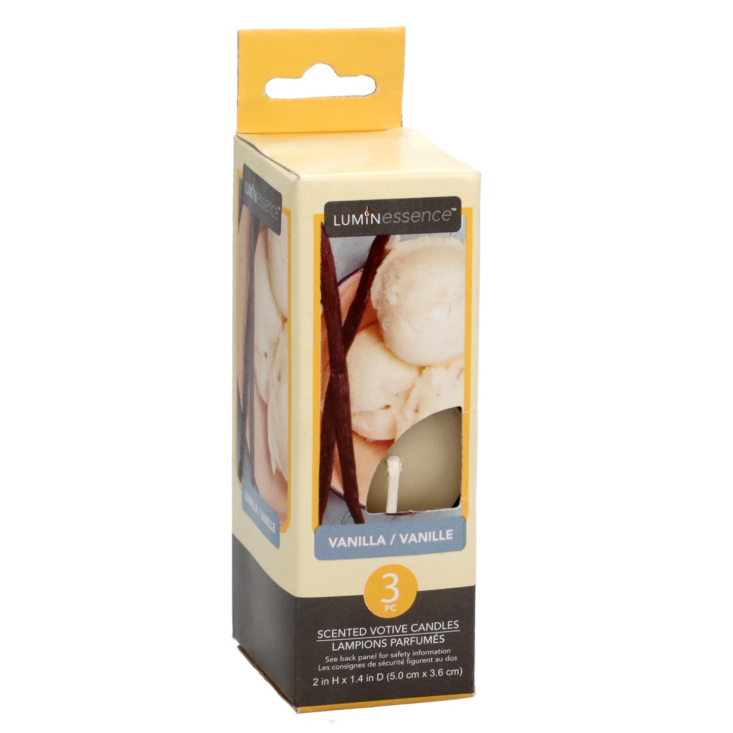 Luminessence Vanilla Scented Votive Candles, 4-ct. Packs (Pack of 24)