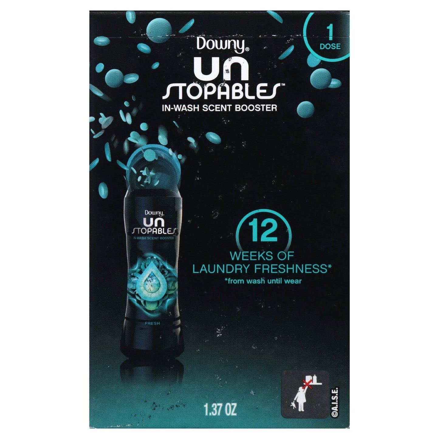 Downy Unstopables In-Wash Scent Booster, 1.37 oz. (Pack of 24)