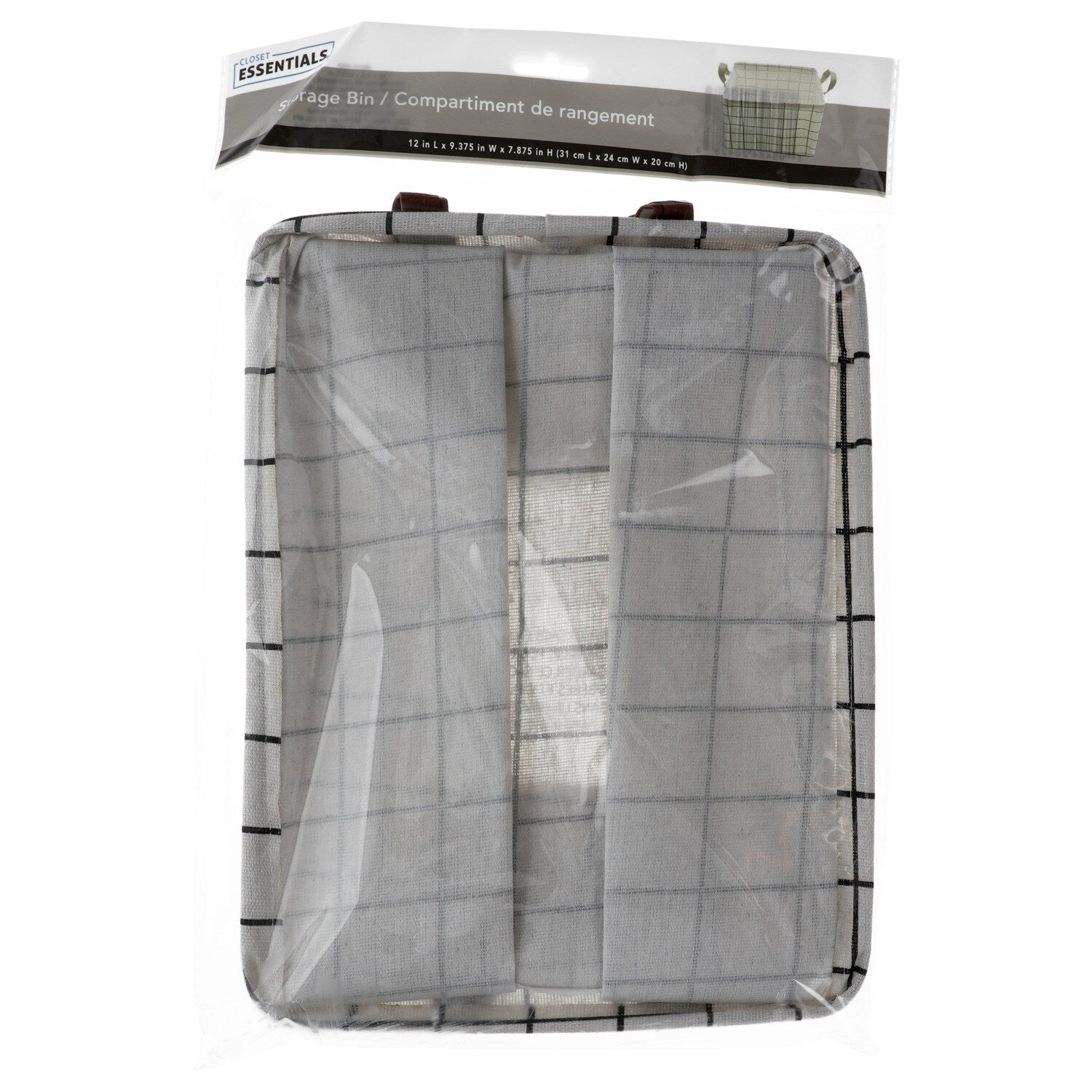 Closet Storage Bin, 12x9x7-in. (Pack of 36)