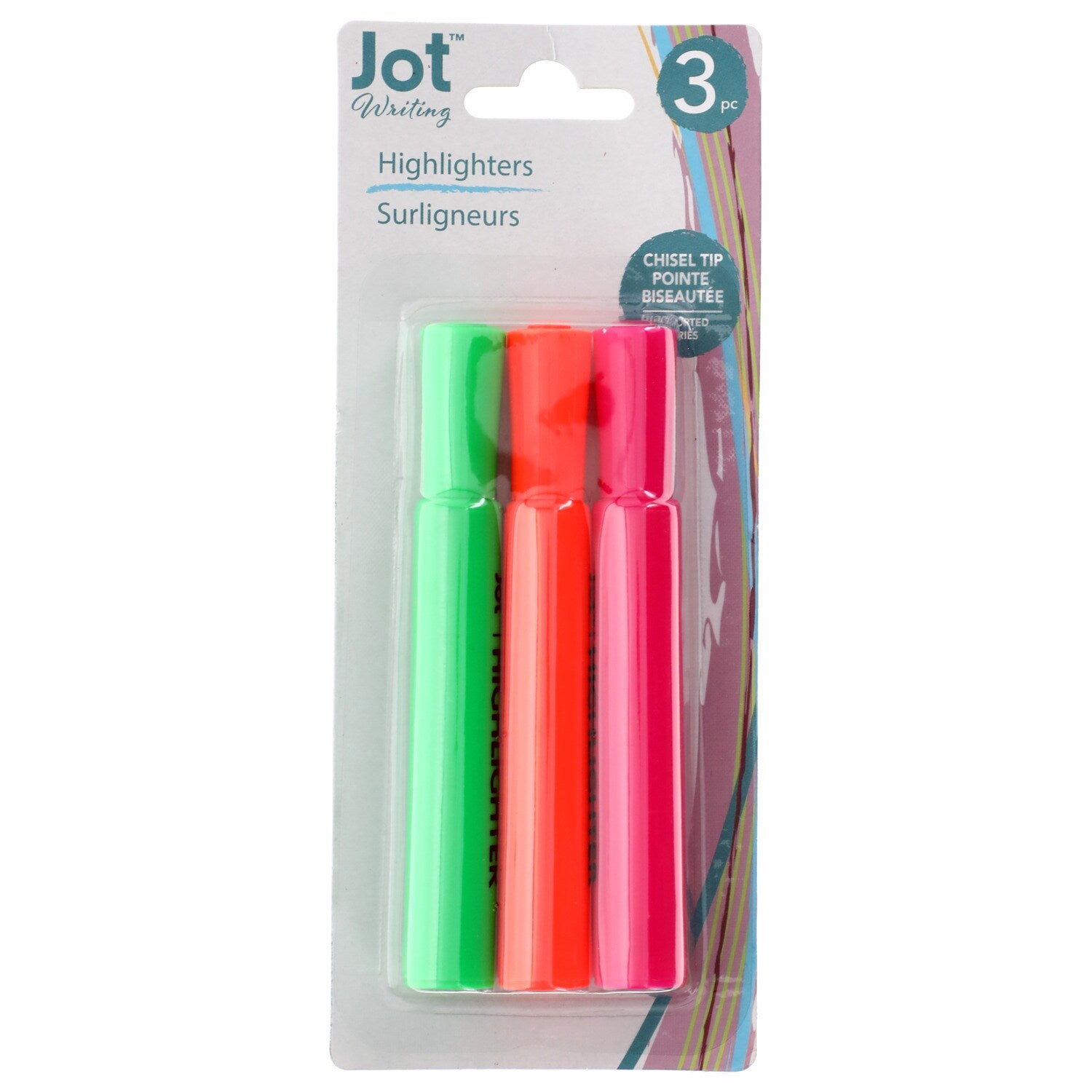 Jot All-Purpose Highlighters, 3-ct. Packs (Pack of 30)