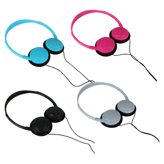 E-Circuit Round Over-Ear Headphones, 48 in. (Pack of 24)