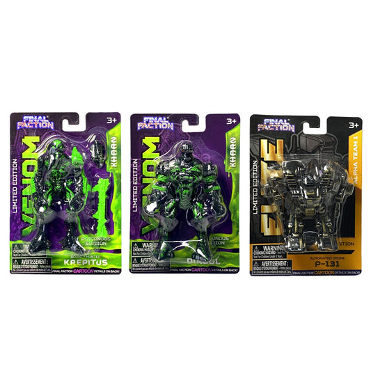 Final Faction Alpha Team 1 Series 3B Action Figures (Pack of 24)