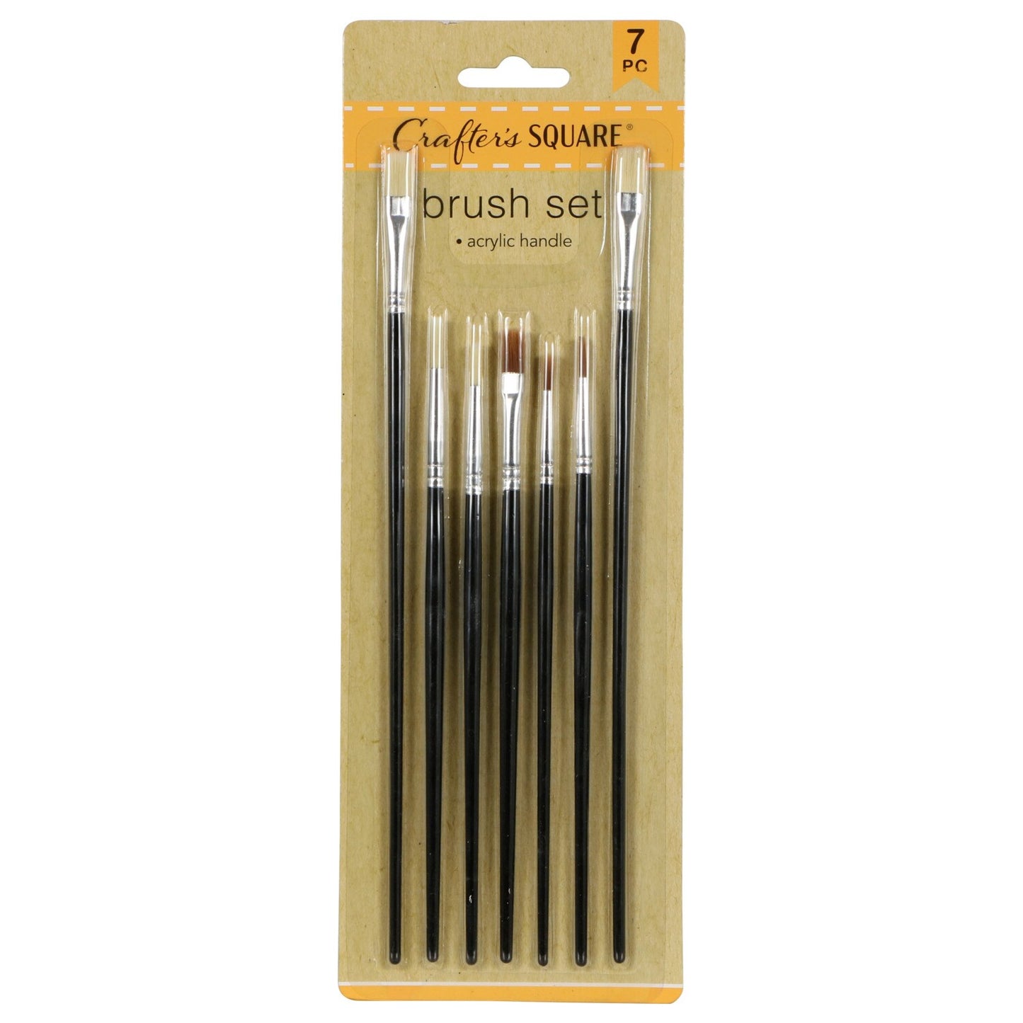 Crafter's Square Brush Sets, 7-ct. Packs (Pack of 20)