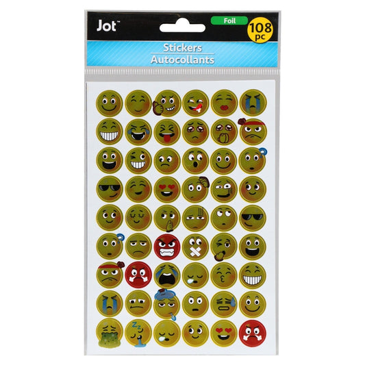 Jot Emoticon Paper Stickers (Pack of 36)