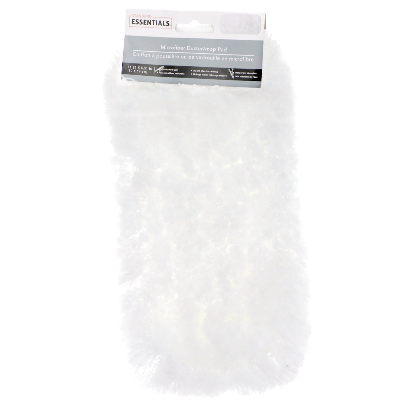 Essentials Microfiber Duster & Mop Pads, 12.125x5.75x.625-in. (Pack of 24)