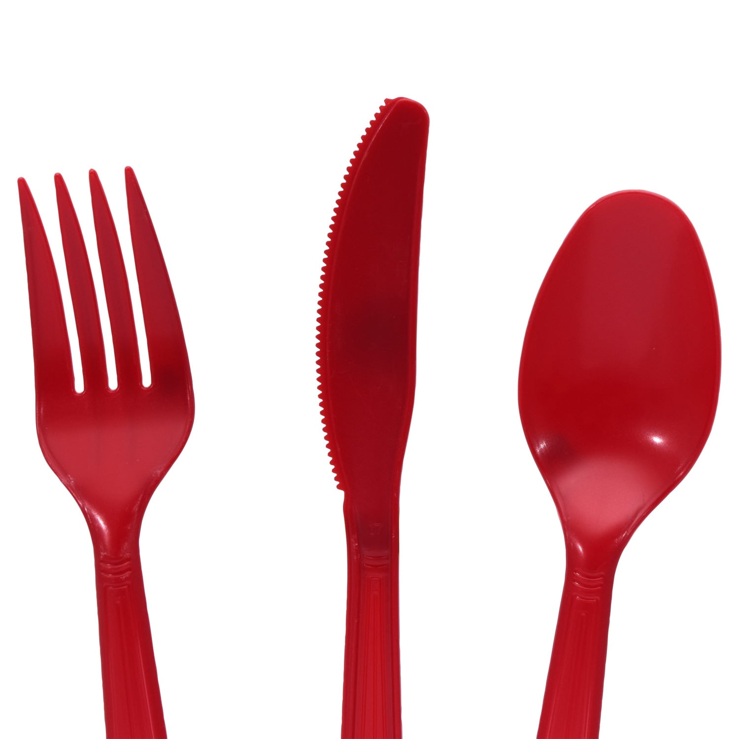 Red Plastic Utensils, 48-ct. Bags (Pack of 24)
