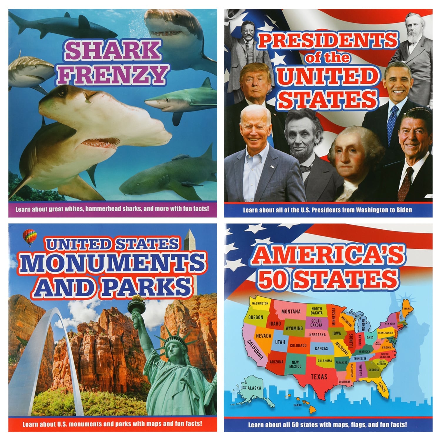 Children's Soft Cover Fun Facts Books, 24 Pages (Pack of 24)