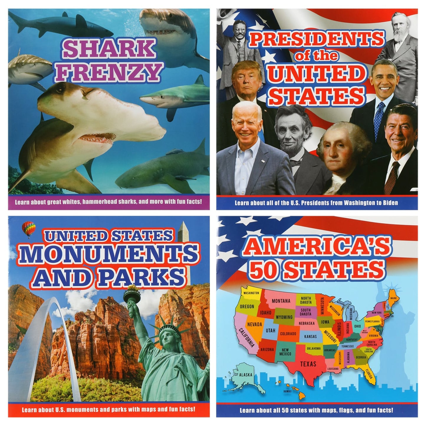 Children's Soft Cover Fun Facts Books, 24 Pages (Pack of 24)