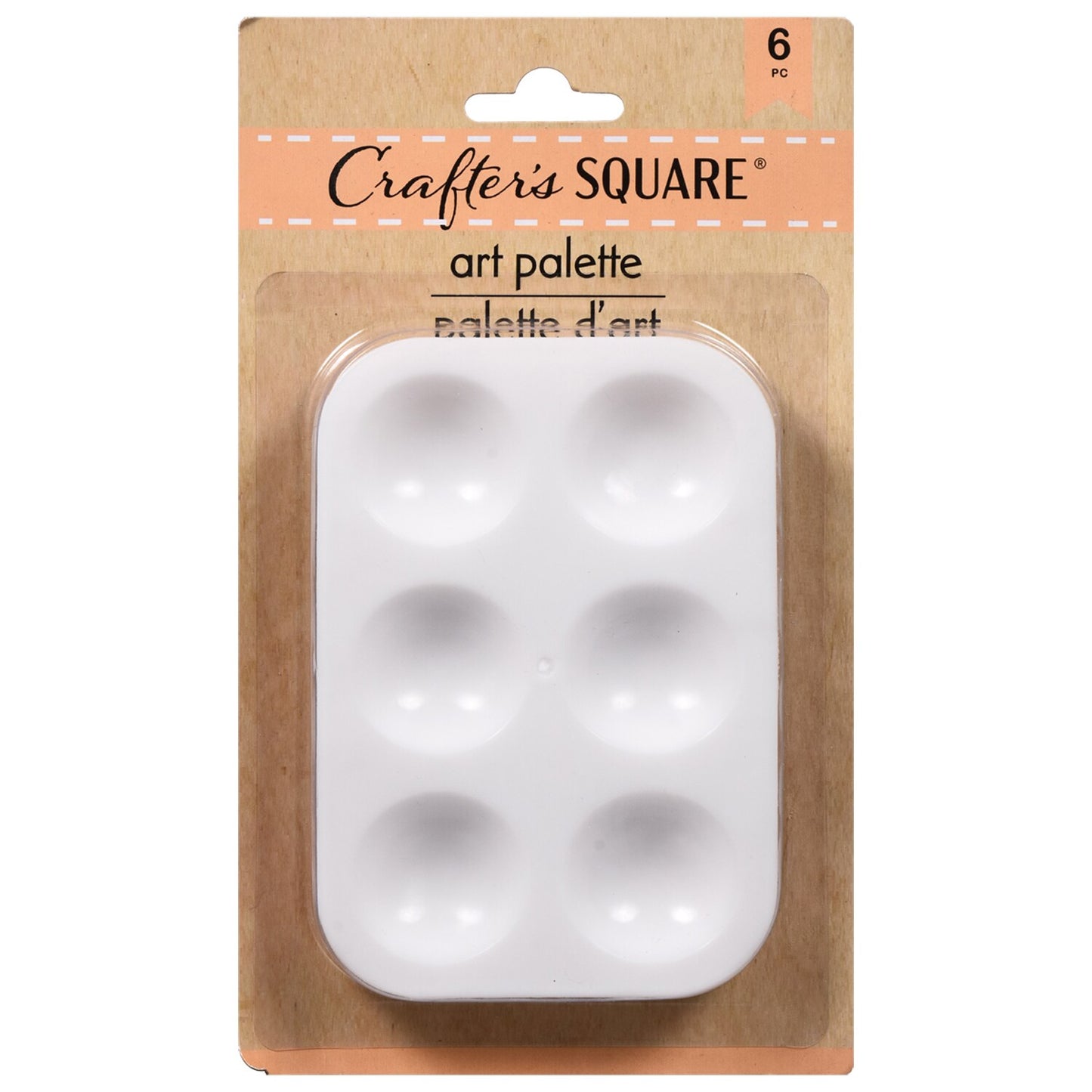 Crafter's Square Plastic Paint Palettes, 6-ct. Packs (Pack of 4)