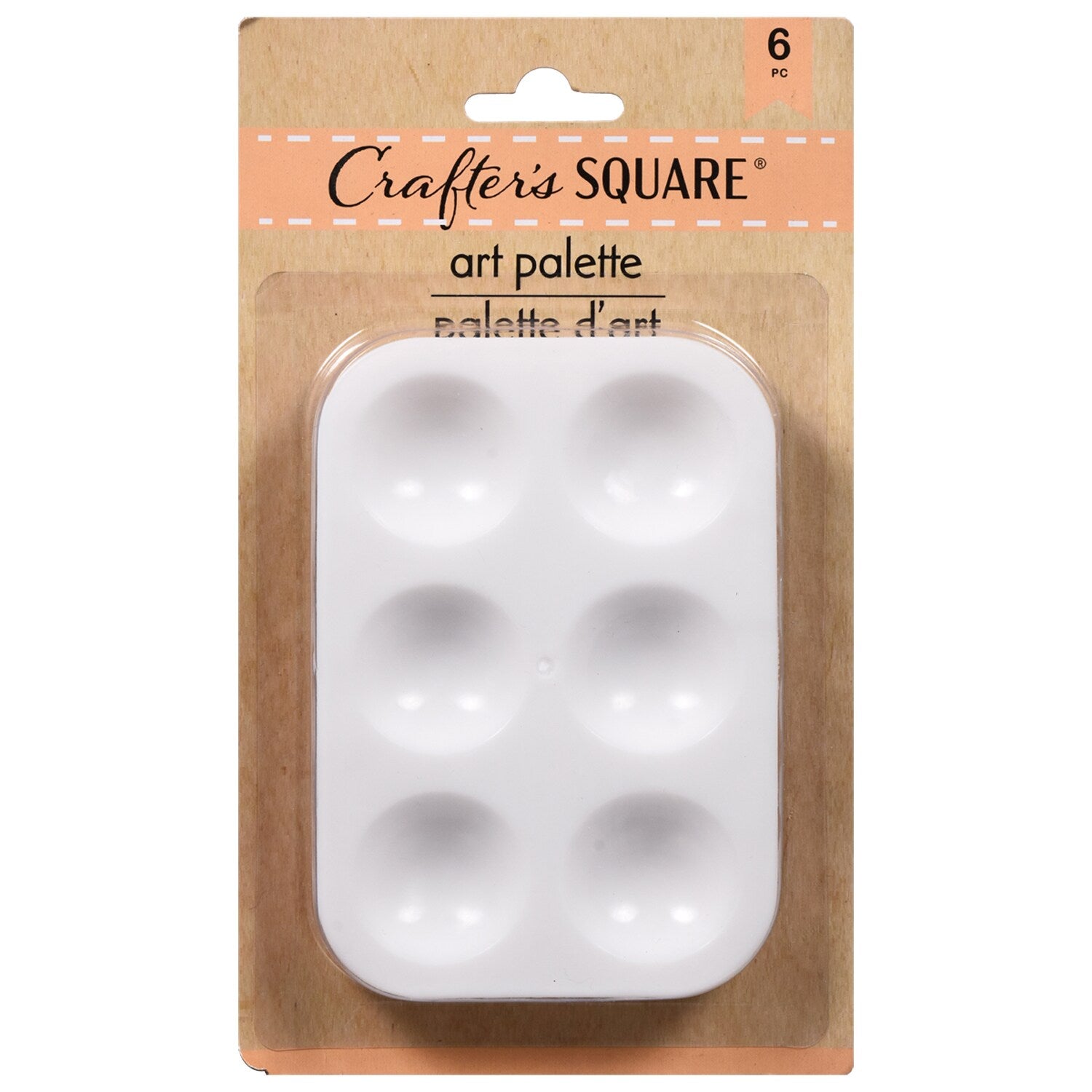 Crafter's Square Plastic Paint Palettes, 6-ct. Packs (Pack of 4)