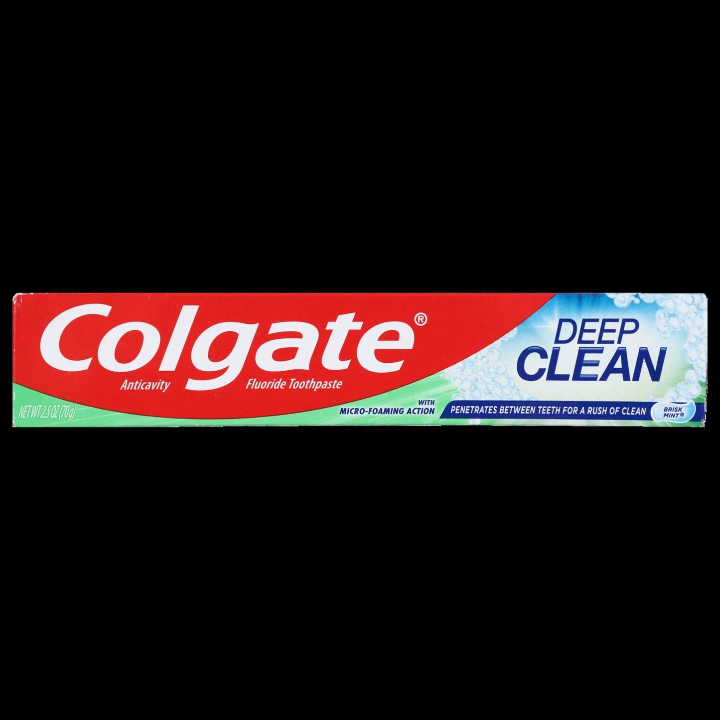 Colgate Deep Clean Gel Toothpaste with a Brisk Mint Flavor, 2.5 oz. (Pack of 12)