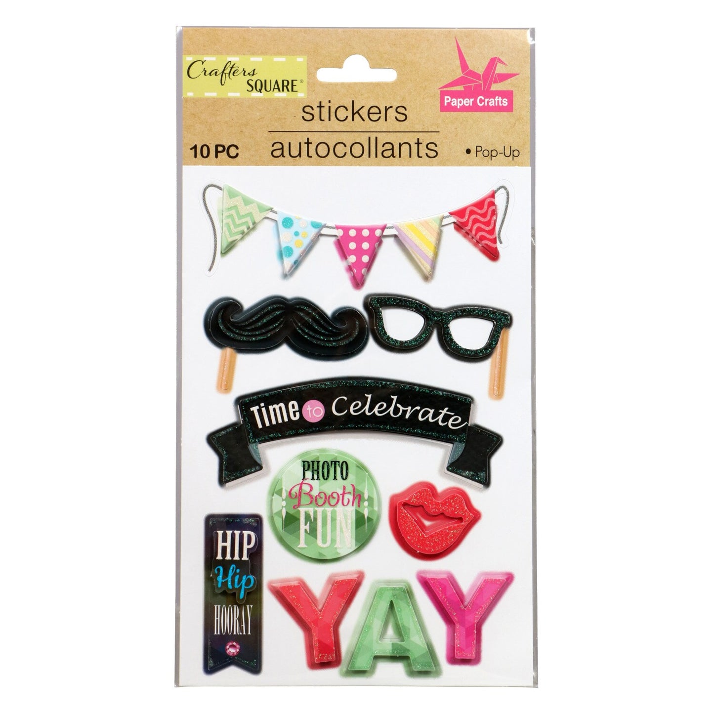 Crafter's Square Handmade Celebration Stickers (Pack of 36)