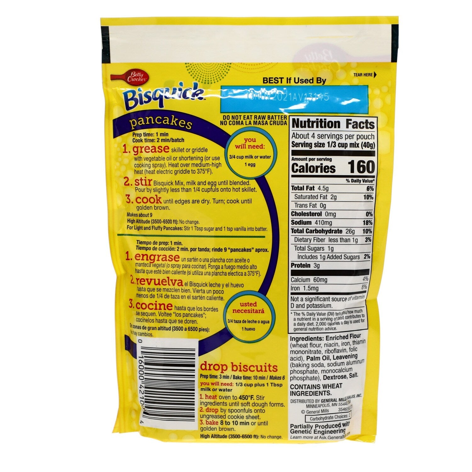 Bisquick Original All Purpose Baking Mix, 5.5-oz. Packages (Pack of 9)