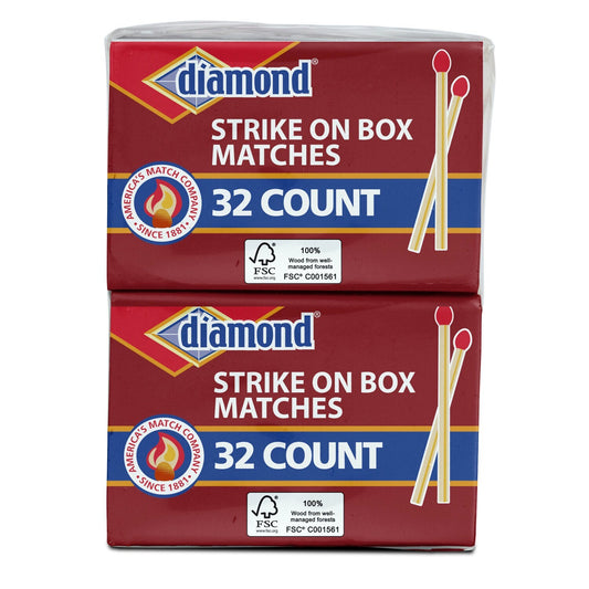 Diamond Strike-On-Box Matches, 10-Box Packs (Pack of 24)