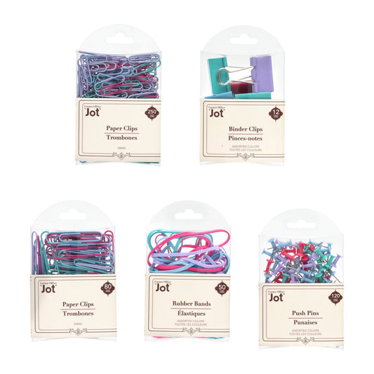 Jot Assorted Colorful Binding Pins (Pack of 24)