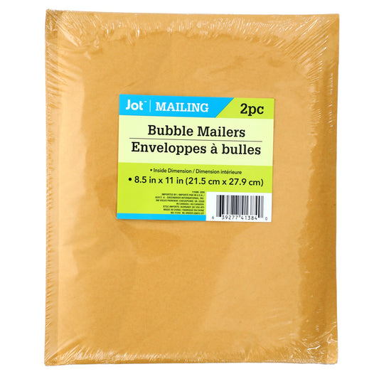 Jot Bubble Mailers, 2-ct. Packs (Pack of 6)