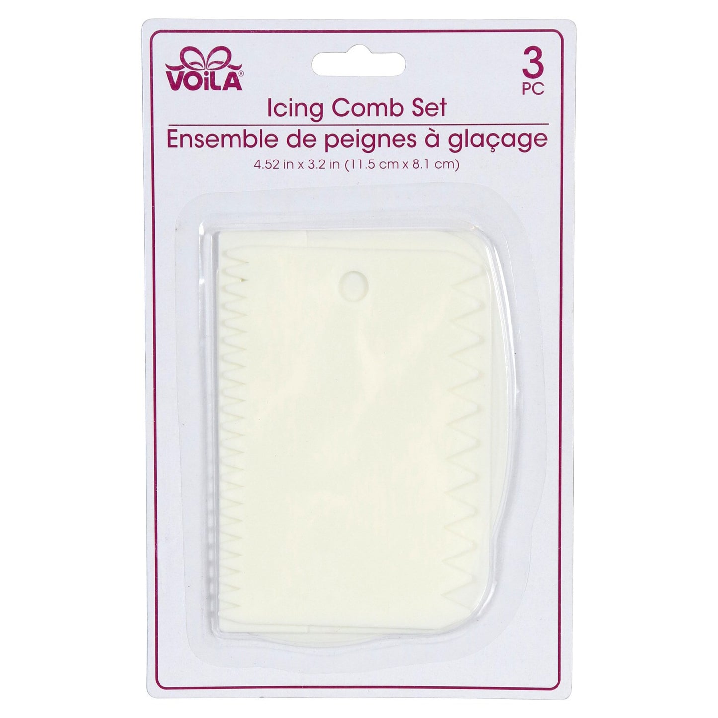 Voila Cake Frosting Shapers, 3-pc. Sets (Pack of 24)