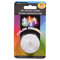 Luminessence Battery-Operated Color-Changing LED Tealight Candles (Pack of 4)