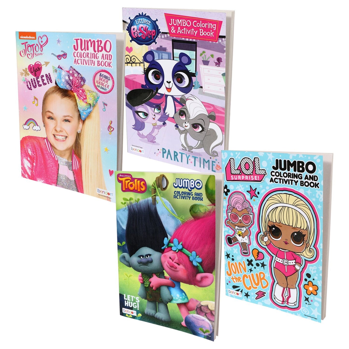 Character Jumbo Coloring and Activity Books (Pack of 20)