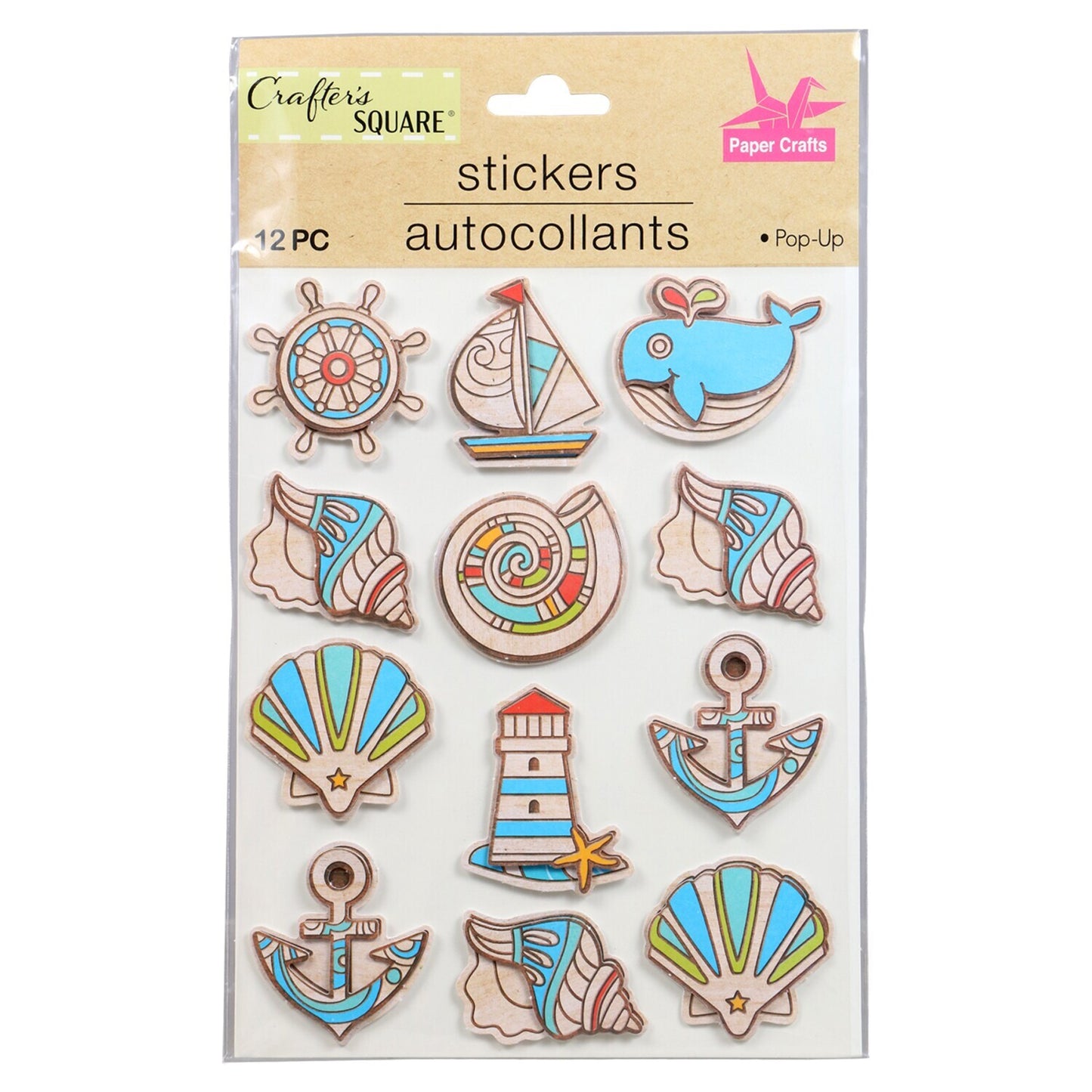 Crafter's Square Handmade Embellishment Stickers (Pack of 36)