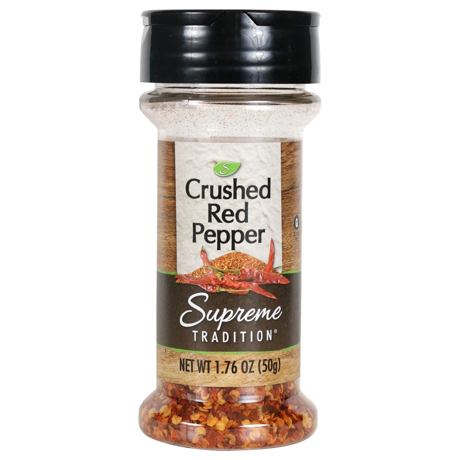 Supreme Tradition Crushed Red Pepper, 1.76 oz. (Pack of 12)